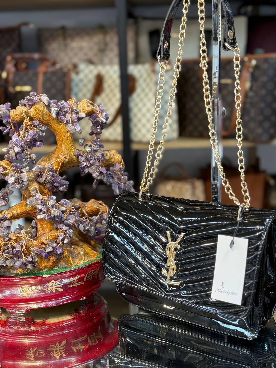 YSL Kapitone Omuz Çantası