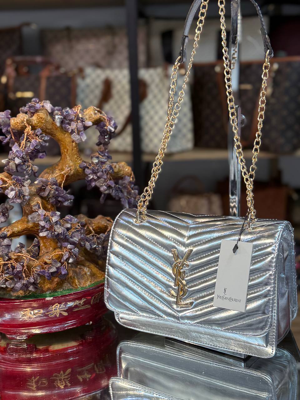 YSL Kapitone Omuz Çantası