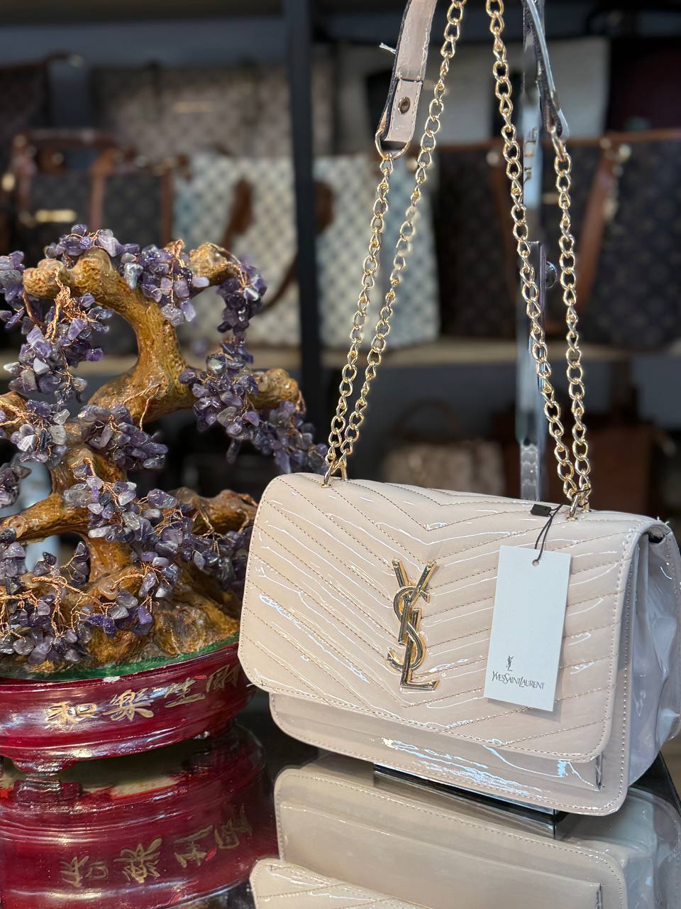 YSL Kapitone Omuz Çantası