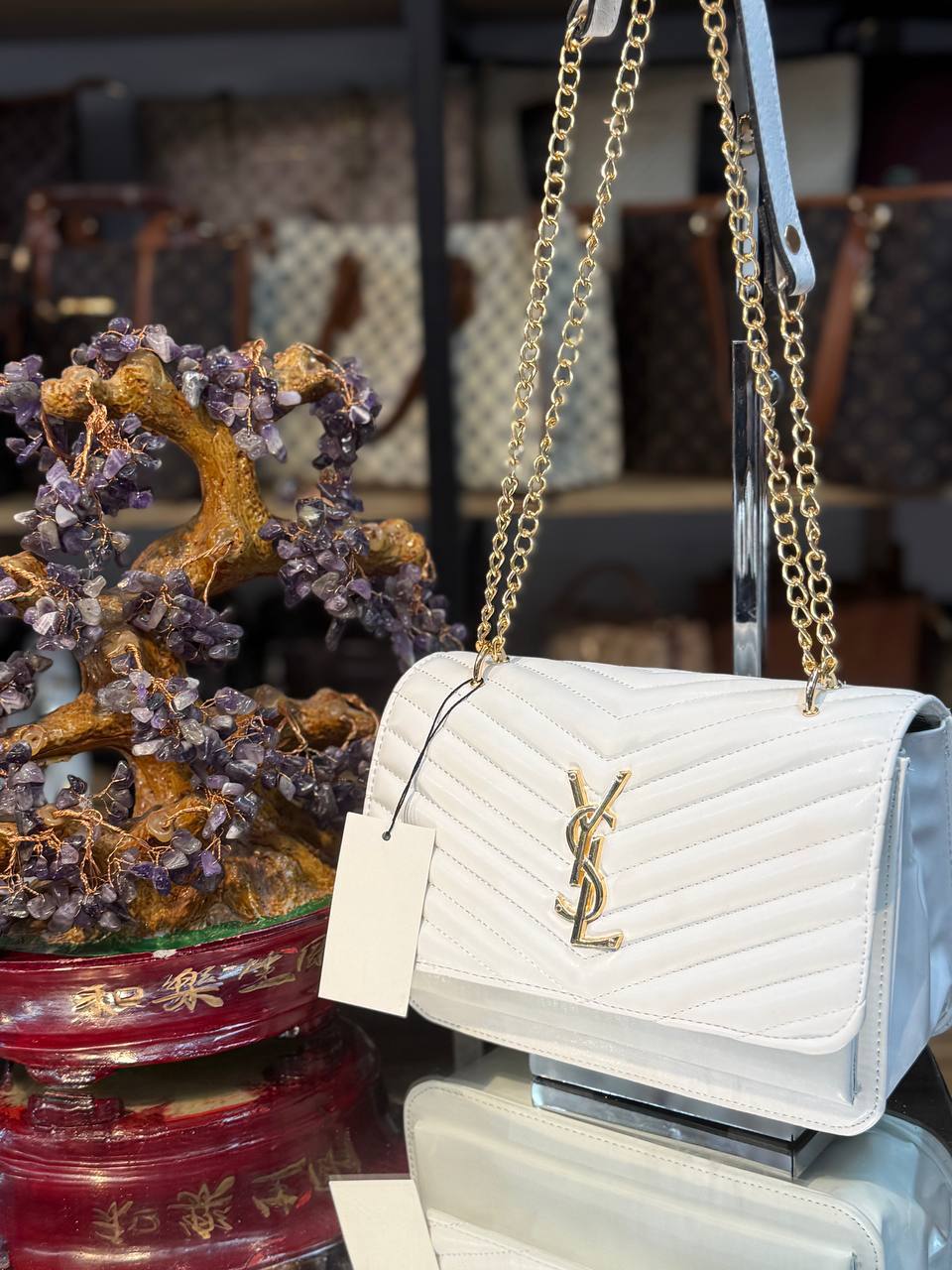 YSL Kapitone Omuz Çantası