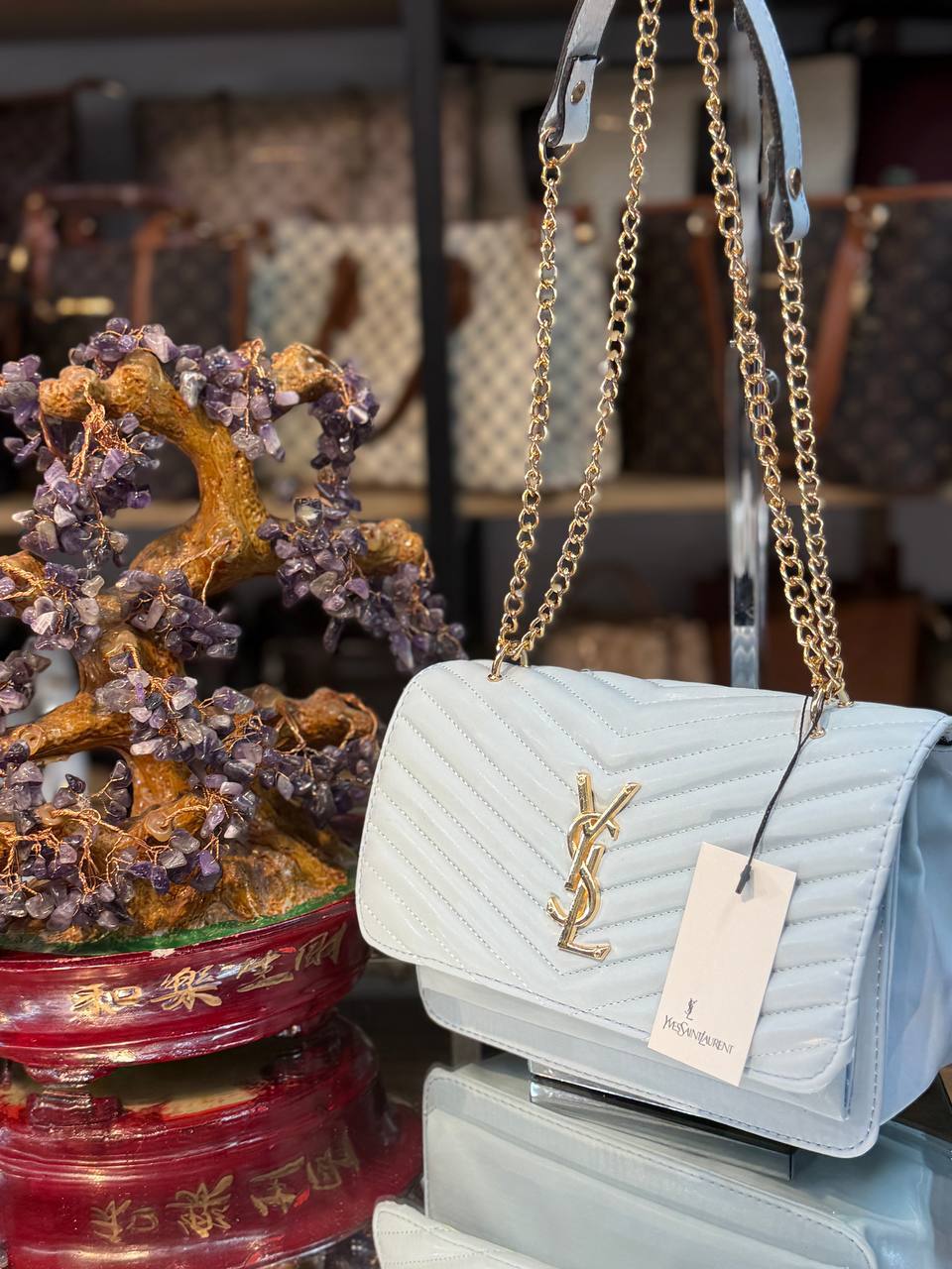 YSL Kapitone Omuz Çantası