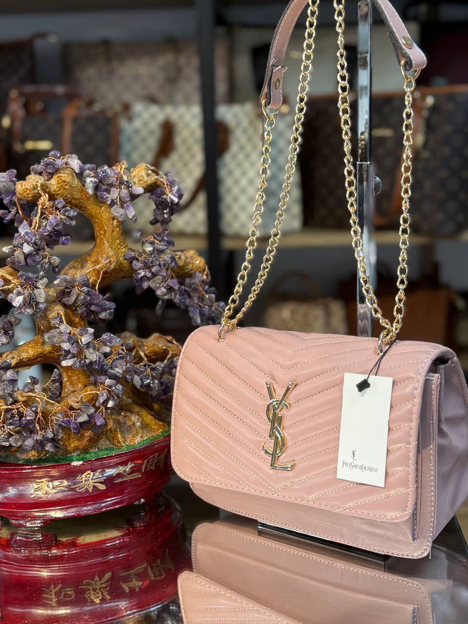 YSL Kapitone Omuz Çantası
