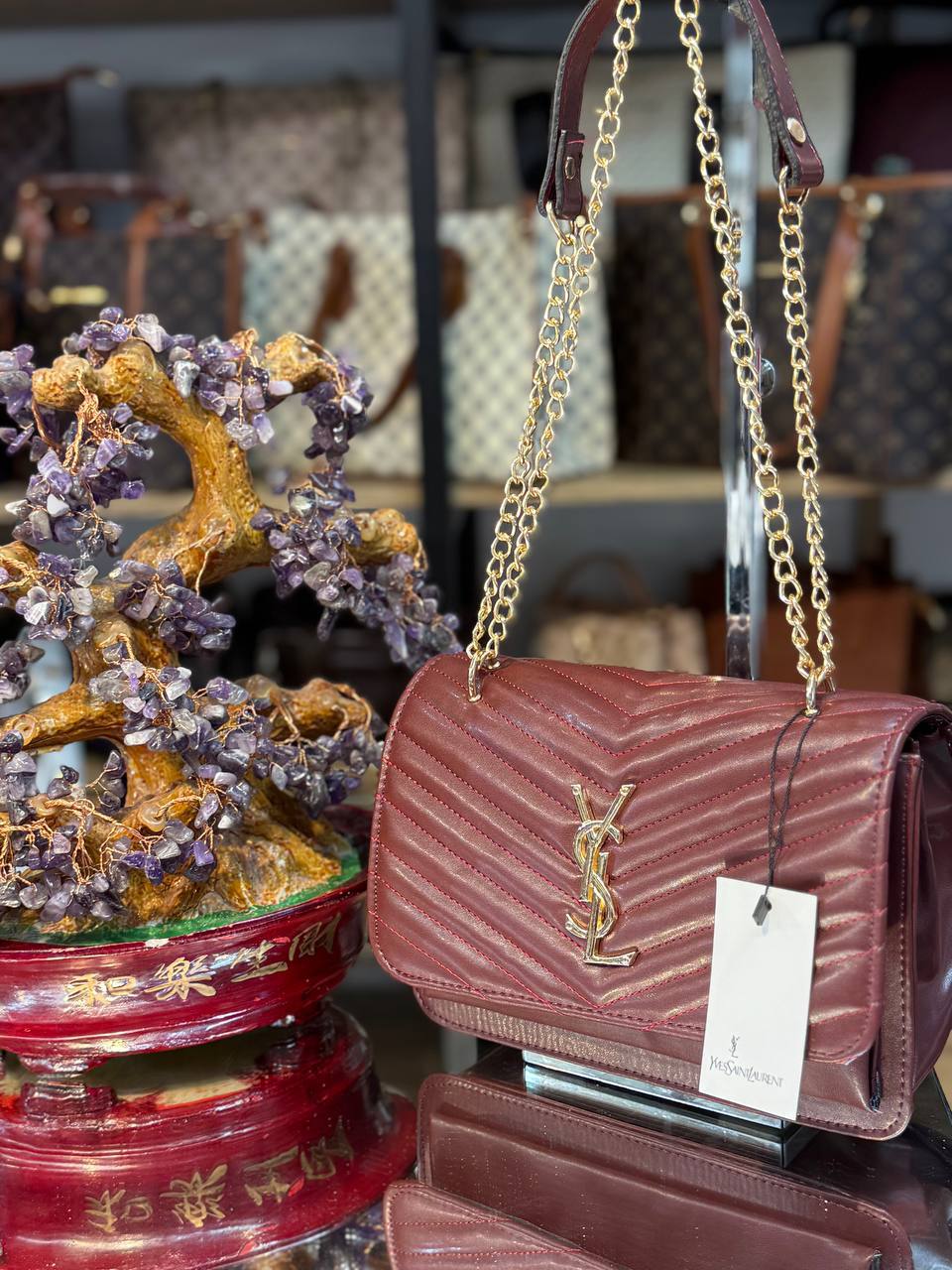 YSL Kapitone Omuz Çantası