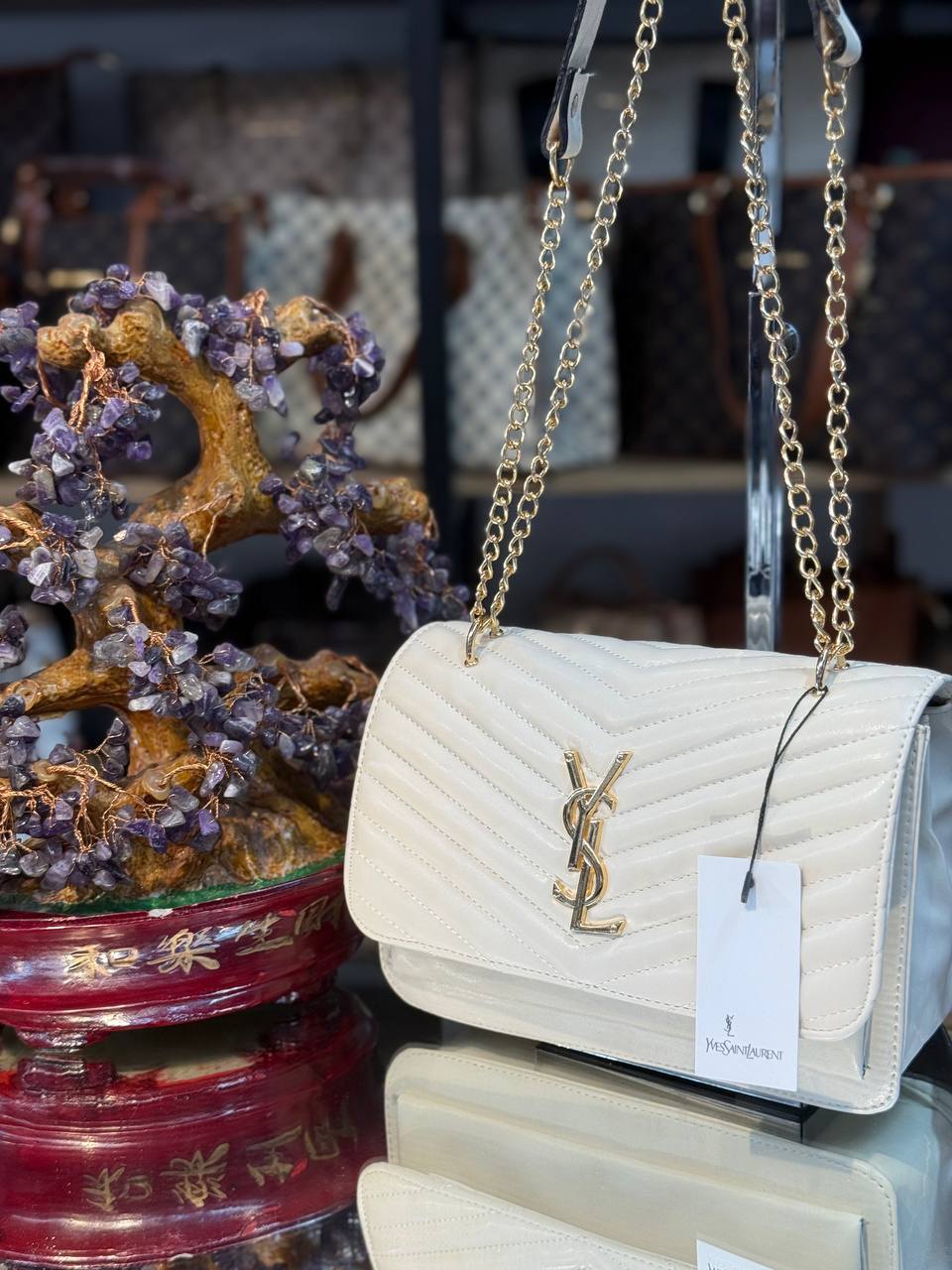 YSL Kapitone Omuz Çantası