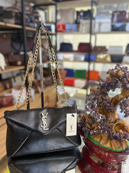 YSL Zincir Askılı Zarf Çanta